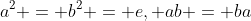 a^2 = b^2 = e, ab = ba