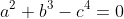 a^2+b^3-c^4=0