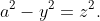 a^2-y^2=z^2.