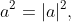 a^2=|a|^2,~b^2=|b|^2~\&~2ab\le 2|a||b|