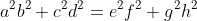 a^2b^2+c^2d^2=e^2f^2+g^2h^2