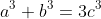 a^3+b^3=3c^3