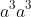 a^3a^3~~~~=~~~~a^{3+3}~~~~=~~~~a^6