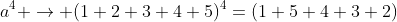 a^4 \rightarrow (1 2 3 4 5)^4=(1 5 4 3 2)