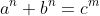 a^n+b^n=c^m