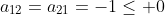 a_{12}=a_{21}=-1\leq 0
