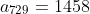 a_{729}=1458
