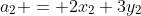 a_2 = 2x_2+3y_2