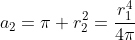 a_2=\pi r_2^2=\frac{r_1^4}{4\pi}