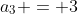 a_3 = 3