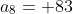 a_8= 83