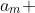 a_m ~:~ \text{m-th term } \rightarrow a_m=a_0+mr
