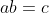 ab=c