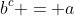 b^{c} = a