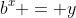 b^x = y
