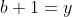 b+1=y
