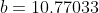 b=10.77033