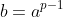 b=a^{p-1}