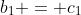 b_1 = c_1