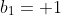 b_1= 1