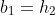 b_1=h_2