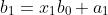 b_1=x_1b_0+a_1