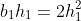 b_1h_1=2h_1^2