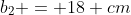 b_2 = 18 cm
