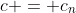 c = c_n