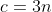 c=3n~where~n\in Z