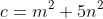 c=m^2+5n^2