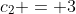 c_{2} = 3