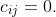 c_{ij}=0.