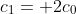 c_1= 2c_0