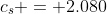 c_s = 2.080~J/g ^oC