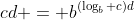 cd = b^{(\log_b c)d}