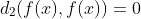 d_2(f(x),f(x))=0