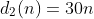 d_2(n)=30n