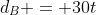 d_B = 30t