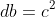 db=c^2