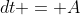 \int_{0}^{11}\left(\frac{0.0245}{1-0.007t}\right)\;dt = A