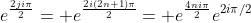 e^{\frac{2ji\pi}{2}}= e^{\frac{2i(2n+1)\pi}{2}}= e^{\frac{4ni\pi}{2}}e^{2i\pi/2}