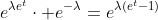 e^{{\lambda}e^{t}}\cdot e^{-{\lambda}}=e^{{\lambda}(e^{t}-1)}