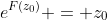 e^{F(z_0)} = z_0
