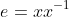 e=xx^{-1}