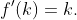 f'(k)=k.