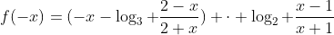 f(-x)=(-x-\log_3 \frac{2-x}{2+x}) \cdot \log_2 \frac{x-1}{x+1}