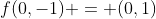 f(0,-1) = (0,1)