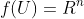 f(U)=R^n