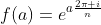 f(a)=e^{a\frac{2\pi i}{n}}